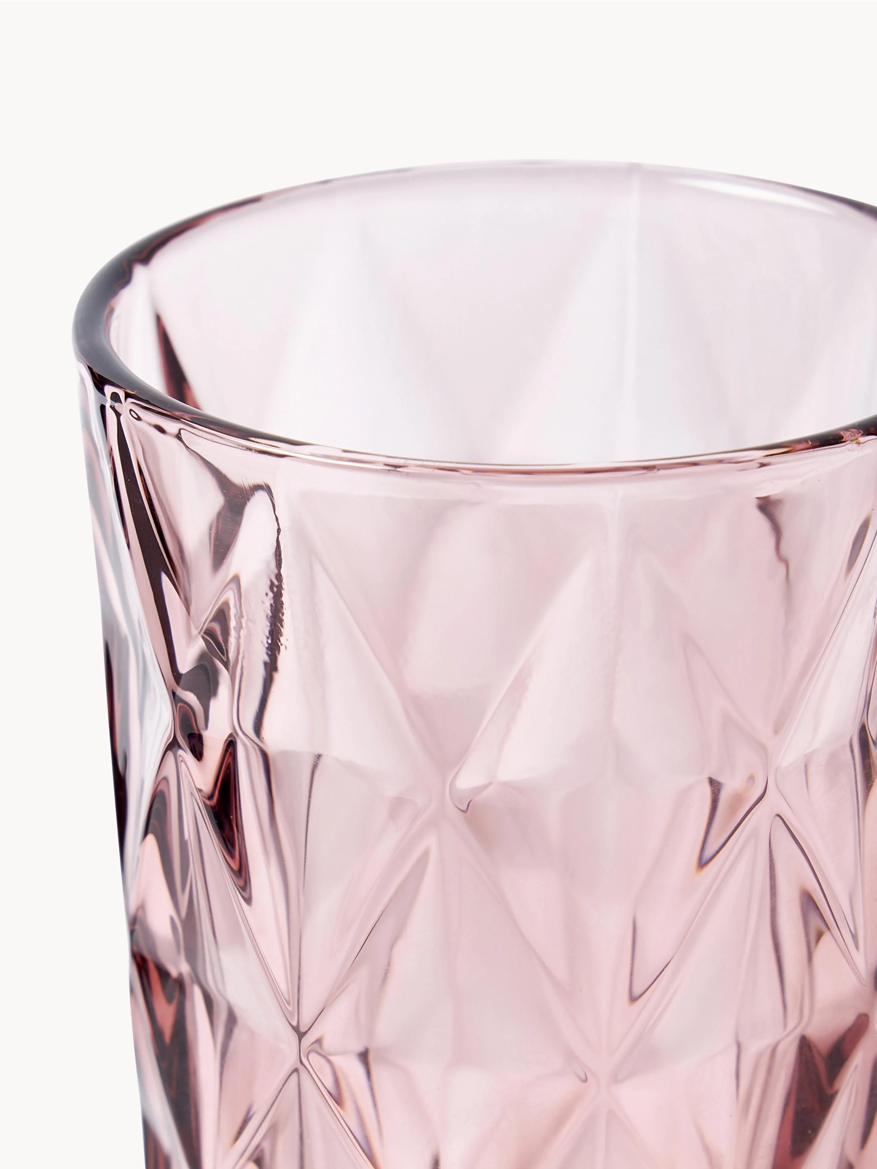 Highballglazen Colorado met textuurpatroon, 4-delig