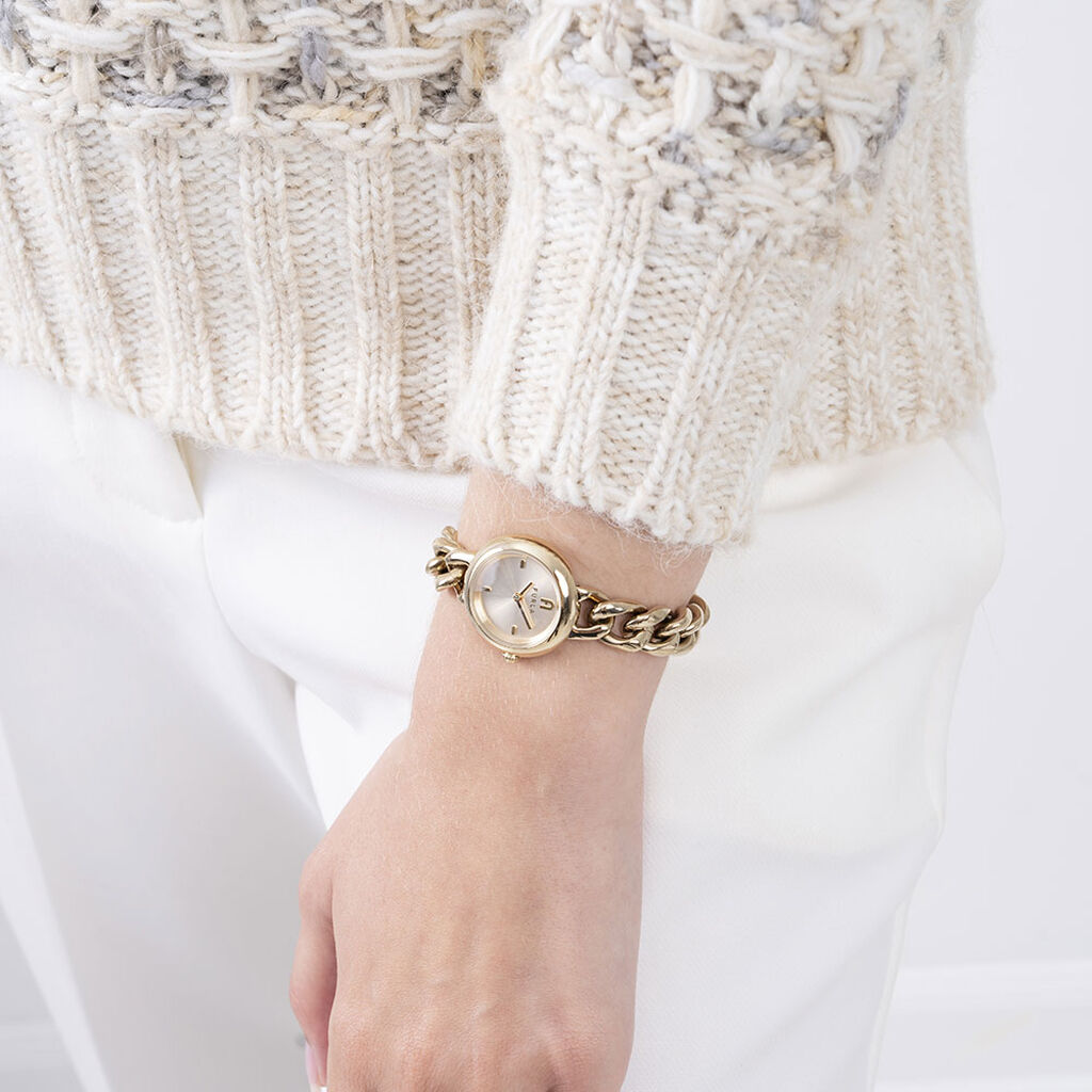 Montre Furla Chain Round Doré