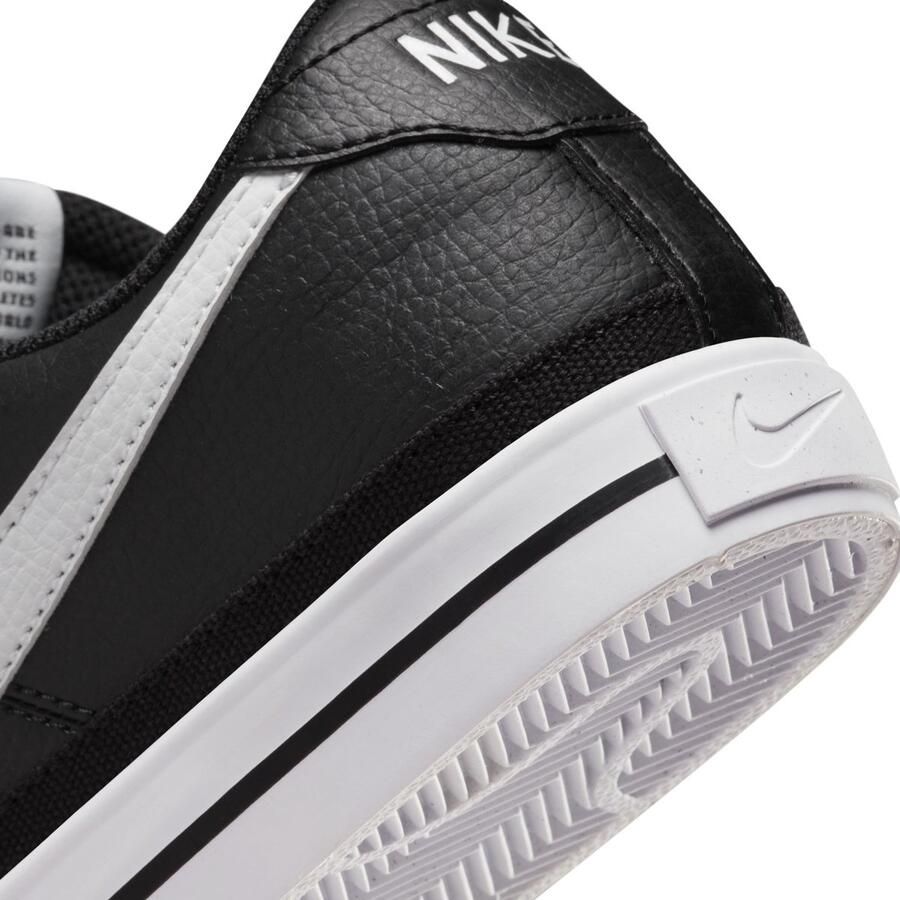 Nike Court Legacy NN Sneakers Black White Volt Team Orange Dames