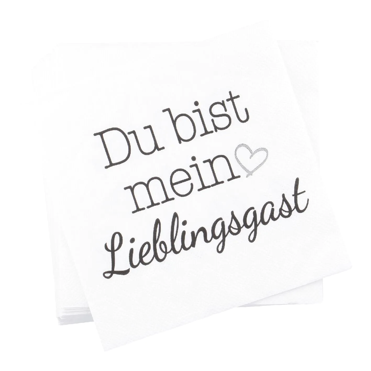 Serviette Gast, Lieblingsgast, 20 Stück