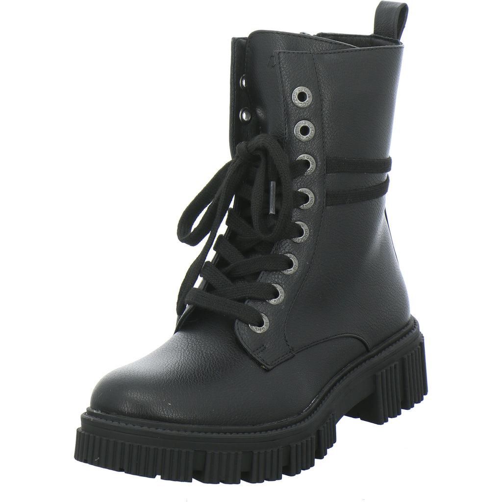 Dockers Stiefel ungefüttert Mädchen Schwarz