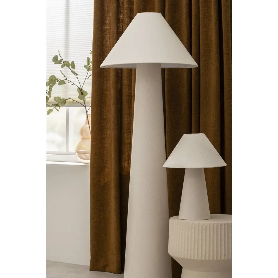 Vloerlamp Skye - beige - Ø50x140 cm