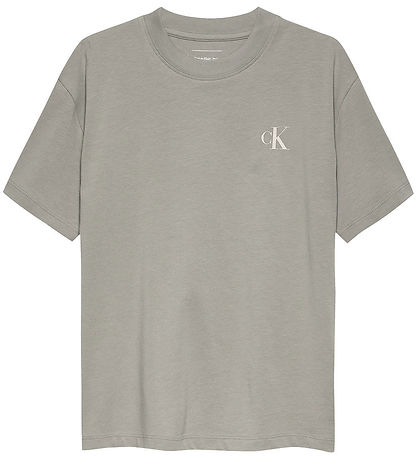 Calvin Klein T-Shirt - Miami Rückenaufdruck - Lorbeer Oak Grey