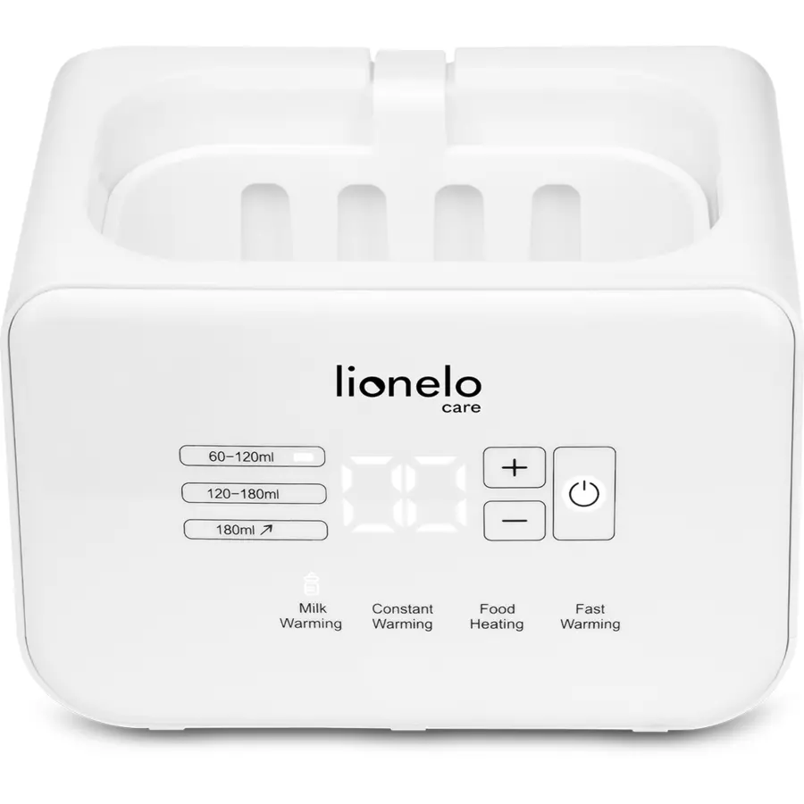 Lionelo doppelter Flaschenwärmer 6-in-1 Thermup Double weiß