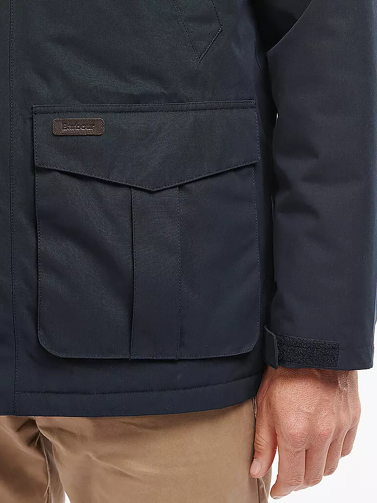 BARBOUR Parka BROCKSTONE dunkelblau