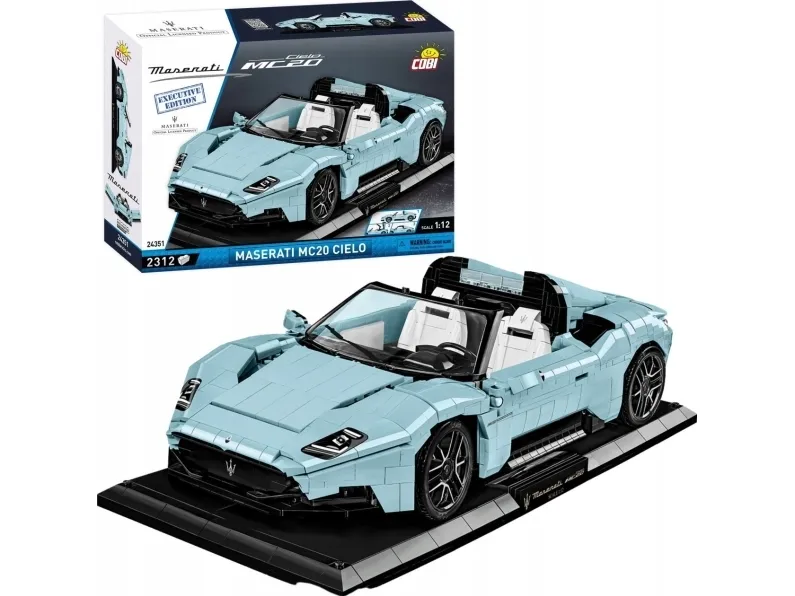 COBI Maserati MC20 Cielo - Executive Edition, Byggesten, 10 År, 2312 stk