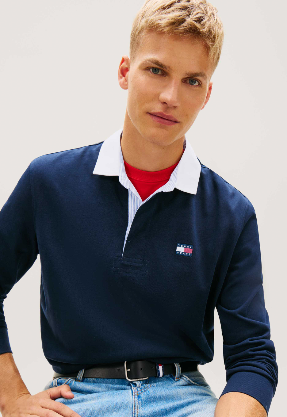 Tommy Jeans Relaxed Fit Rugbyshirt