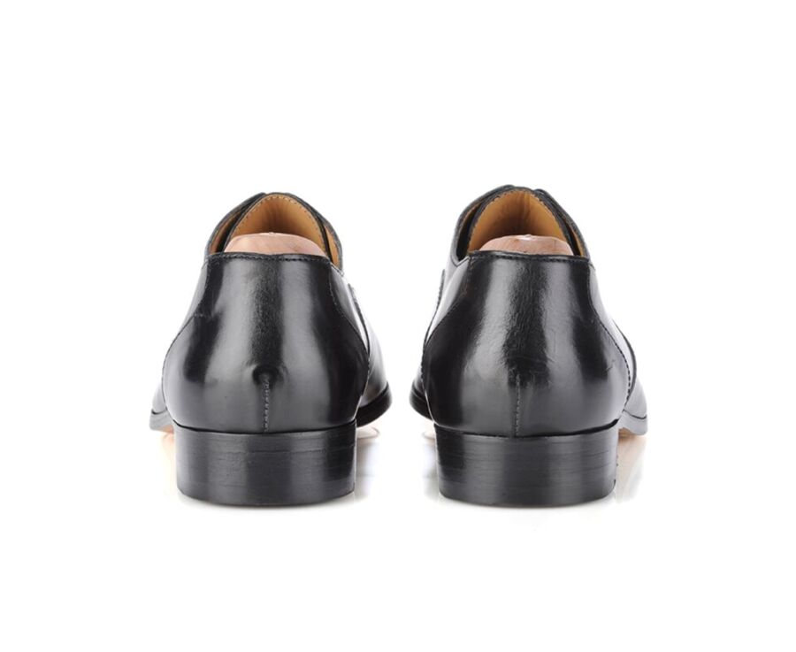 Richelieu homme Noir II semelle cuir - BRISBURY
