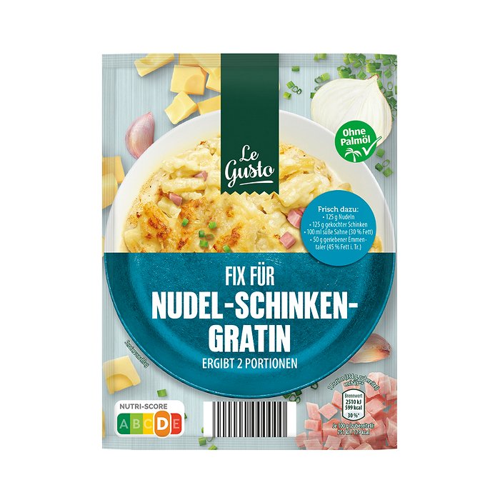 LE GUSTO Fix Mix 35 g, Pasta-Schinken