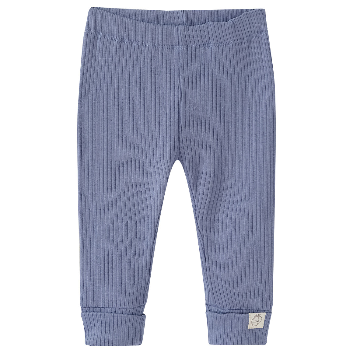 Topomini Pure Collection Newborn Leggings mit Rippstruktur dunkelblau