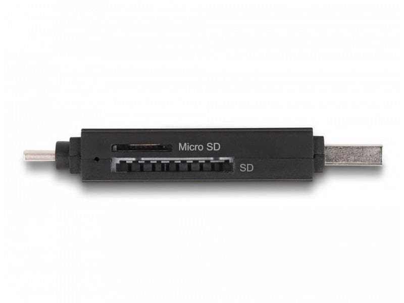 Delock Card Reader Extern 91004 SuperSpeed USB SD und MicroSD Speicherkartenleser im USB-Stick-Format