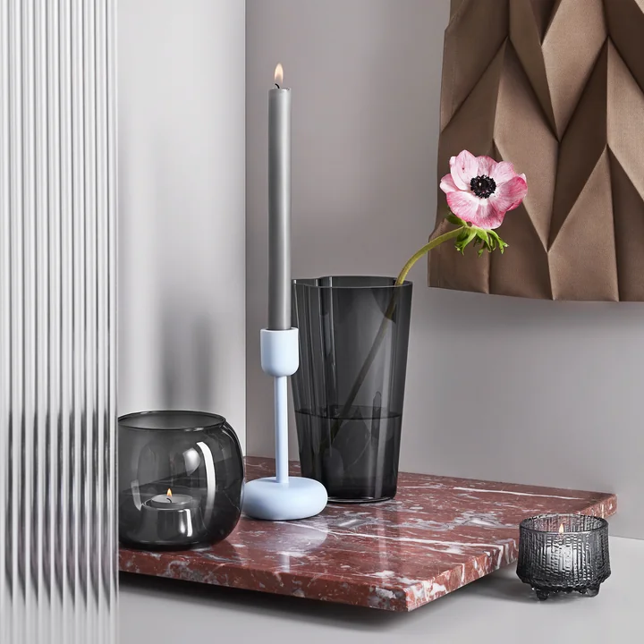 Iittala - Nappula Kerzenständer, 2er-Set, 107 183 mm, weiss