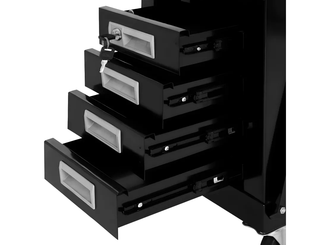 Prolenta Premium - Chariot de soudage avec 4 tiroirs Noir