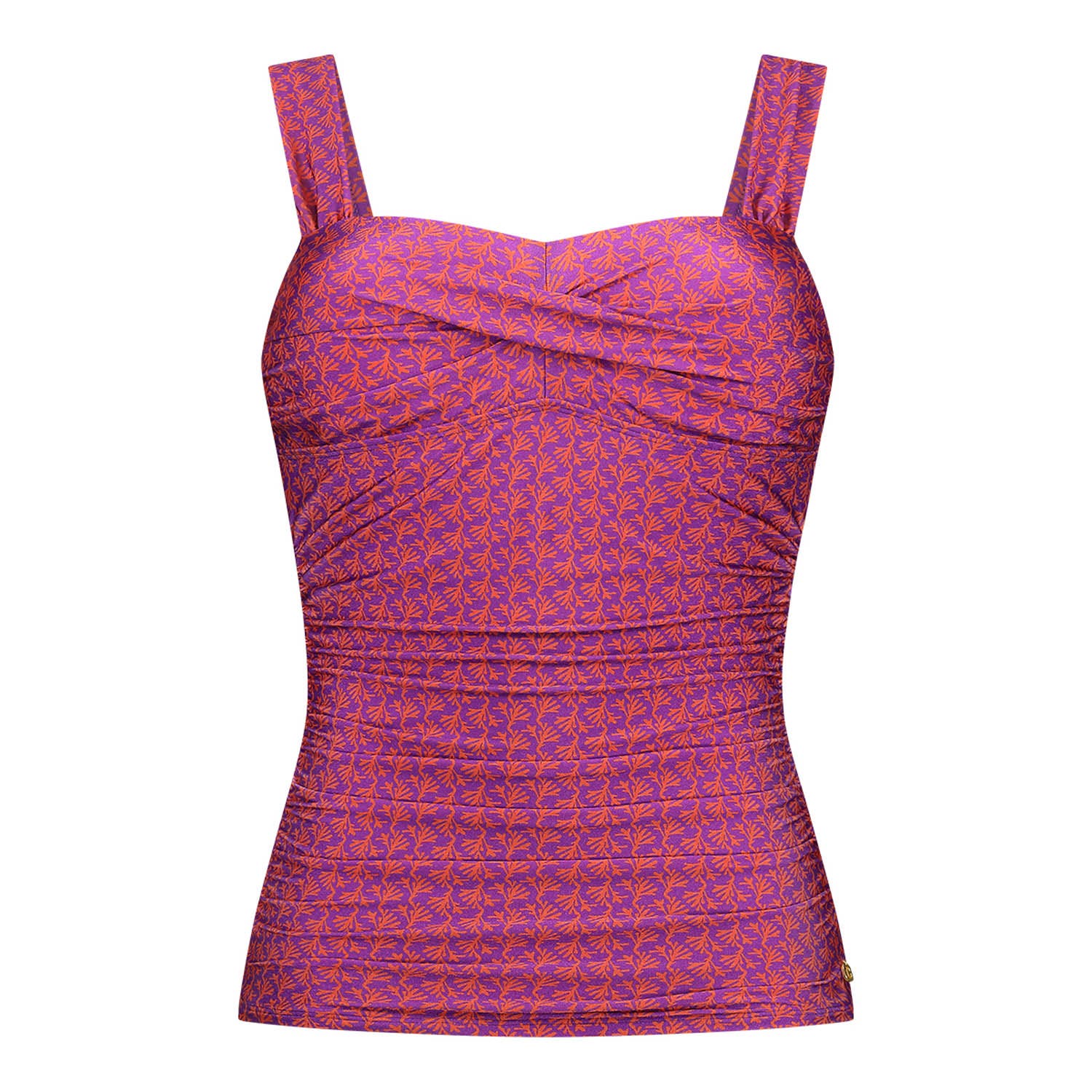 Ten Cate Beach  TANKINI TOP TWISTED PADDED