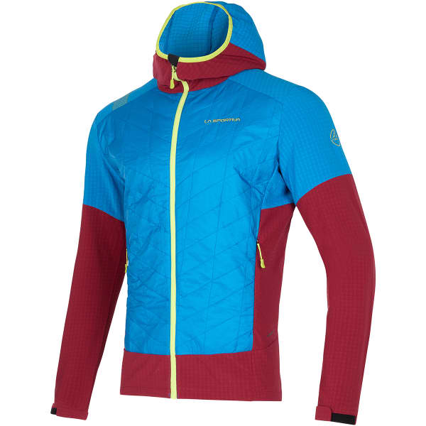Veste softshell LA SPORTIVA KAP HYBRID HOODY M ELECTRIC BLUE/SANGRIA