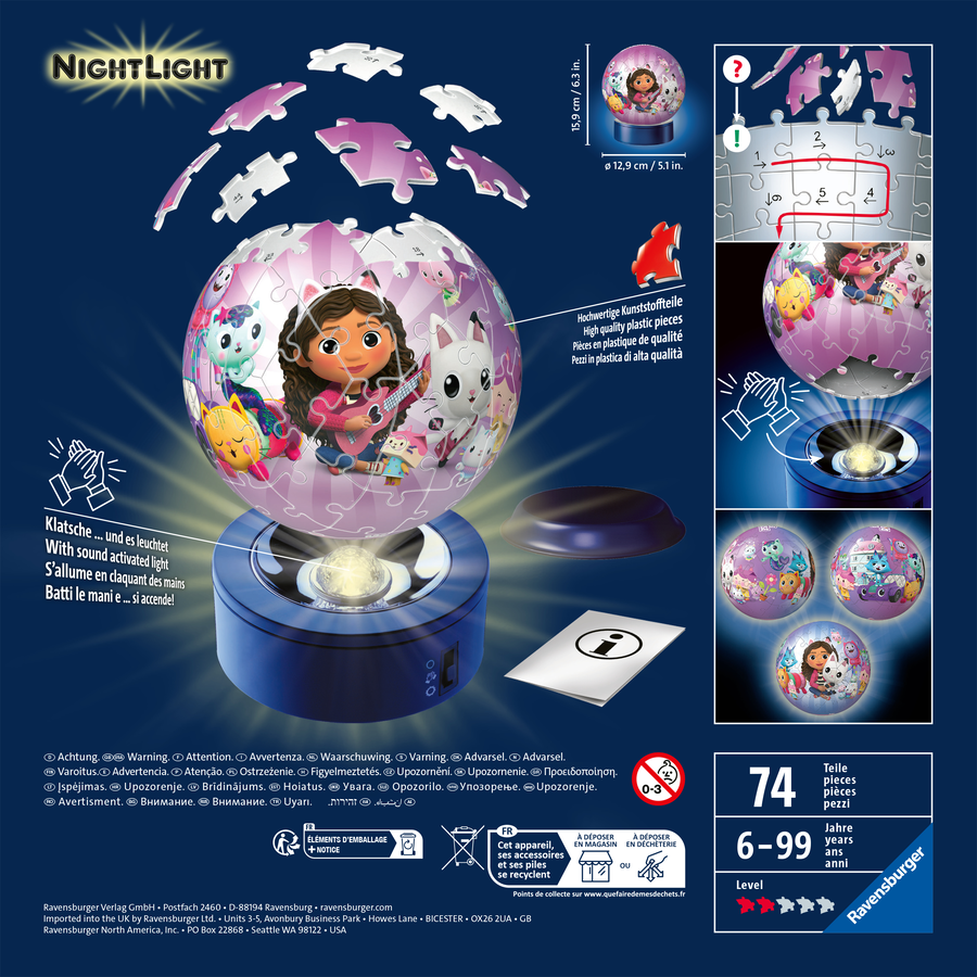 Ravensburger Nachtlicht - Gabby's Dollhouse