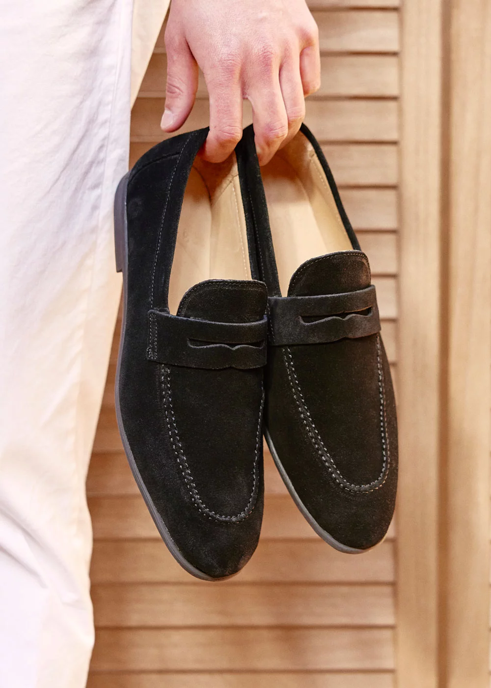 MOCASSIN ORSO VELOURS NOIR