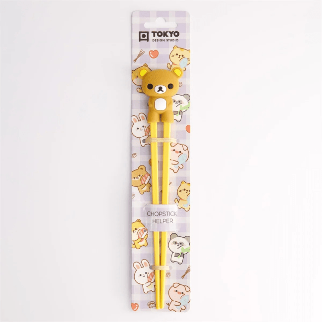 Tokyo Kinder Eetstokjes Beer Licht Bruin 22cm