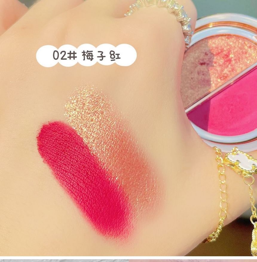 BEAUTY GLAZED - Matte & Pearl Double Effect Charm Eyeshadow - 10 tinten