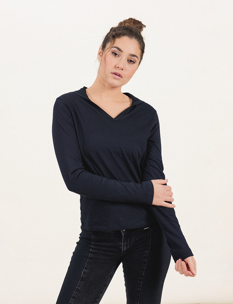 HBT BASICS | PAOLA TS ML CAPUCHE NOIR