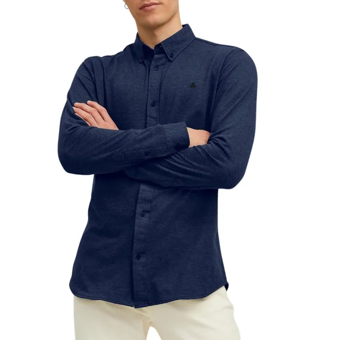 Jack & Jones Pique Melange Overhemd Heren