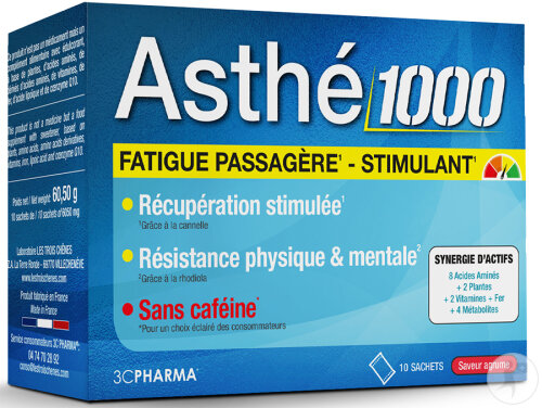 3C Pharma Asthé1000 10 Sachets