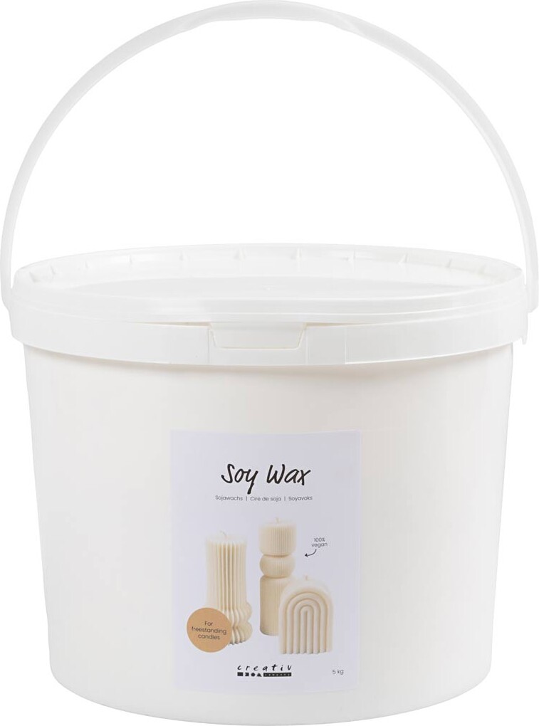 Soyavoks - Til Fritstående Lys - Creme - 5 KG