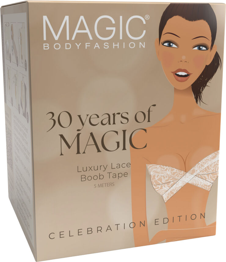 Magic Bodyfashion Luxury Lace Boob Tape Caramel