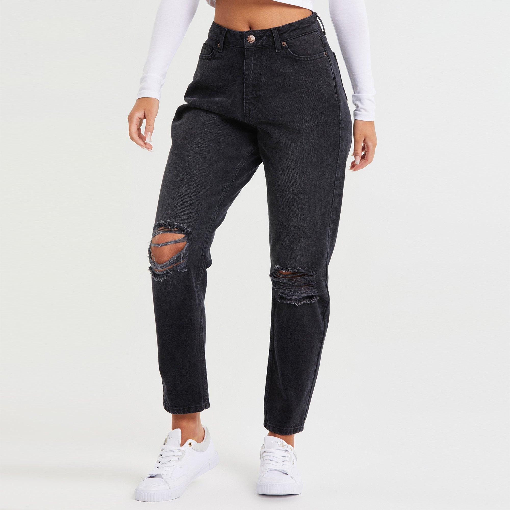 SikSilk Mom Jeans Womens