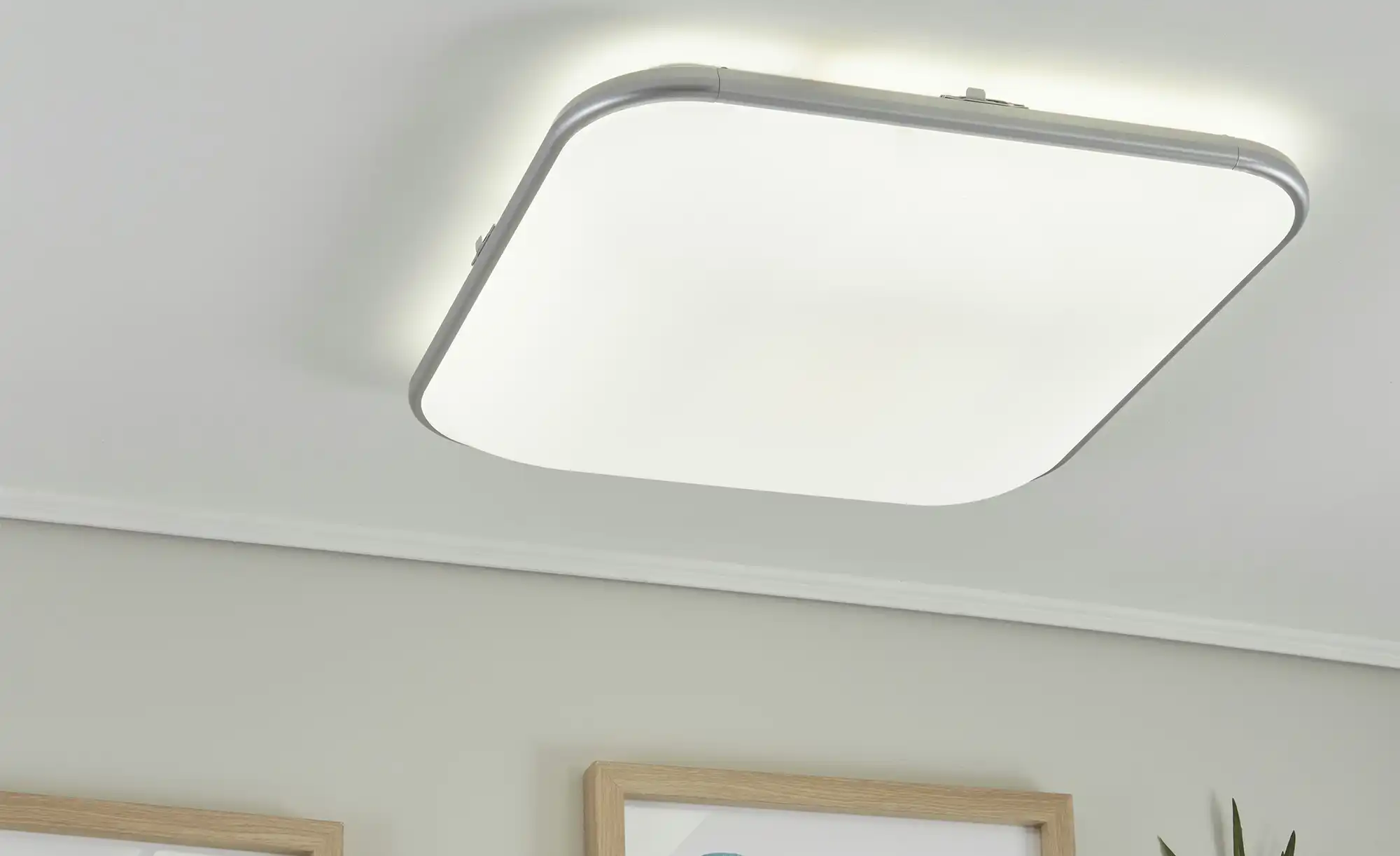 Meisterleuchten LED-Deckenleuchte, Acryl weiß, quadratisch