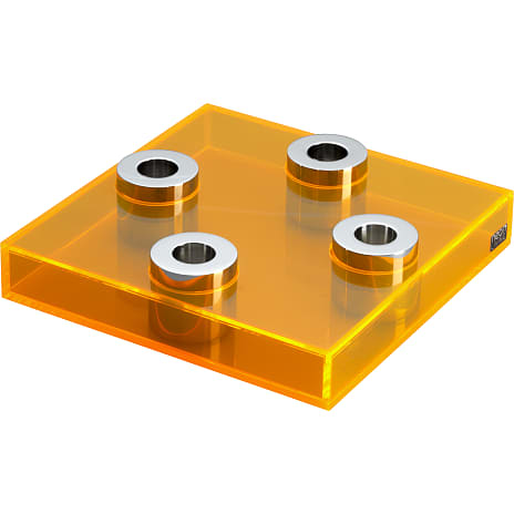 Neon Living Square Lighz - orange