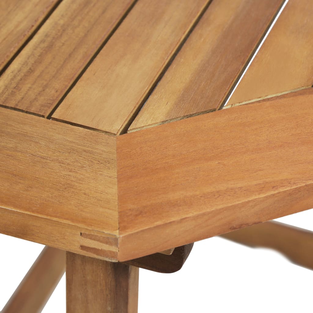 Mobilier de bistro 4 pièces bois d'acacia solide