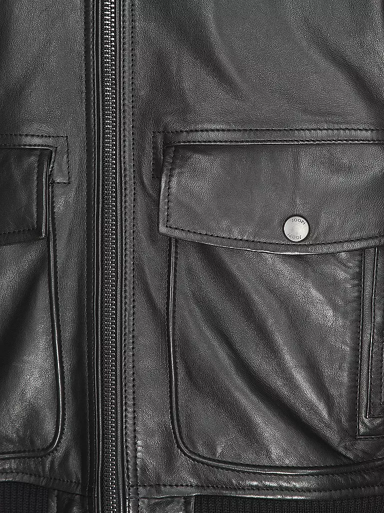 JOOP Lederjacke AVIATOR AVIA schwarz