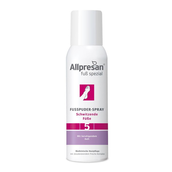Allpresan Fuß Spezial Nr. 5 Fußpuder-Spray Schwitzende Füße 125ml