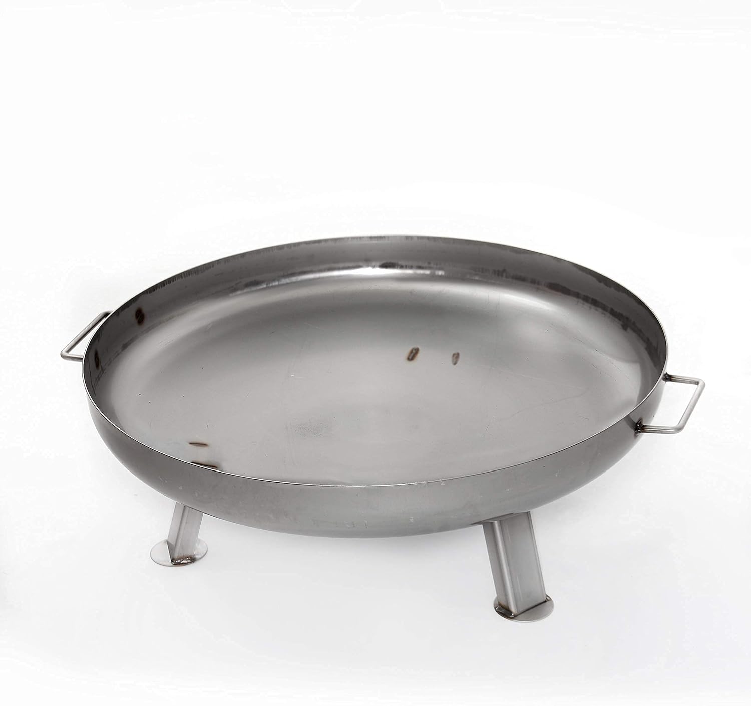 Czaja Feuerschalen® Edelstahl Feuerschale Bonn Ø 60 cm aus rostfreiem, hitzebeständigem Edelstahl, Rostfreie Feuerschale für den Garten und Terrasse