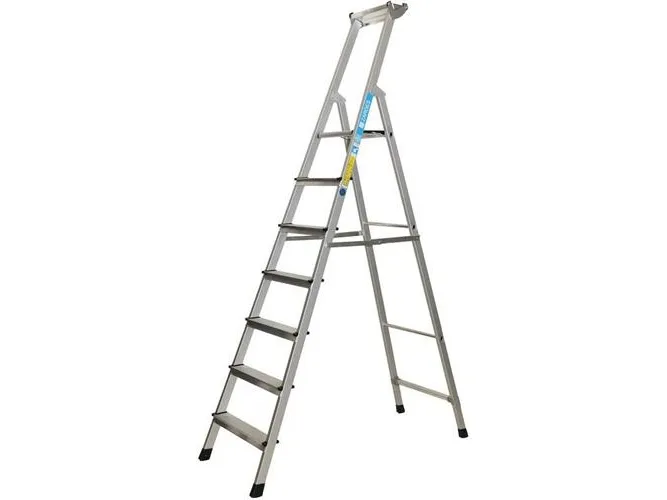 Trappestige i aluminium 7 trin 1,75 m