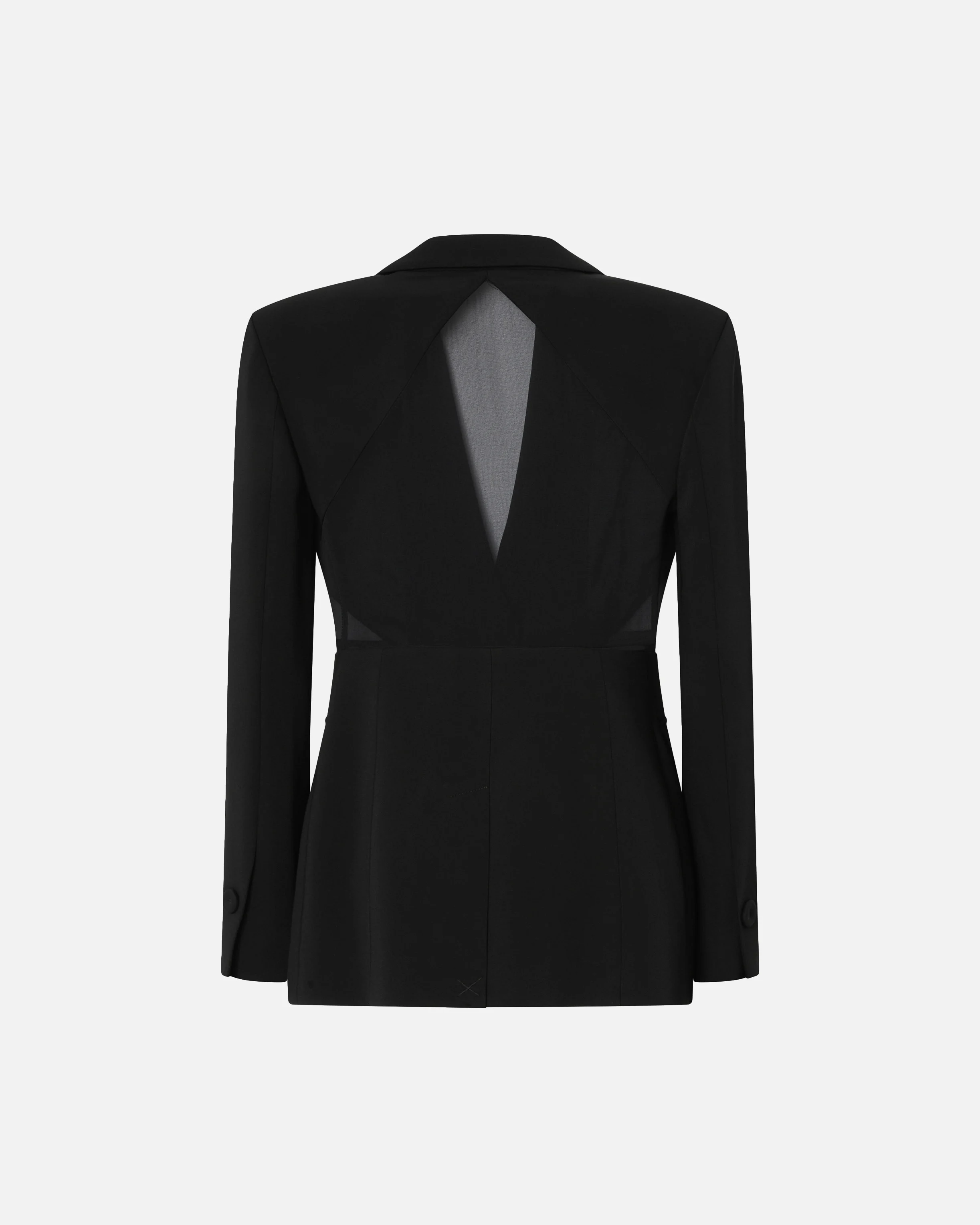 Blazer avec empiècement au dos | Noir