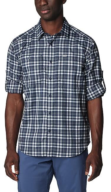 COLUMBIA - CHEMISE SILVER RIDGE UTILITY LITE PLAID LS M