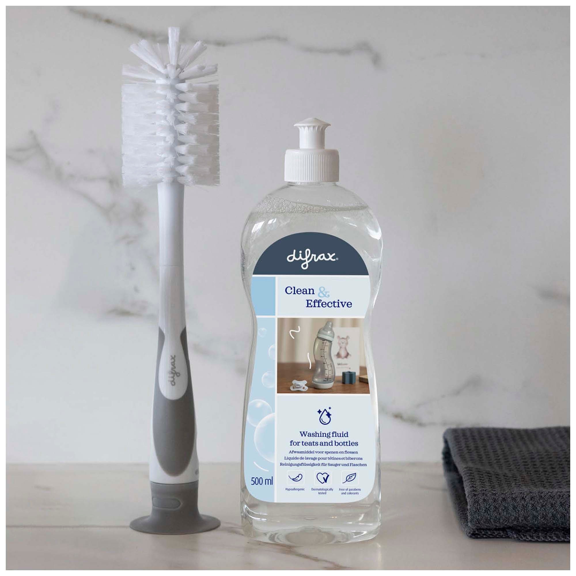 Difrax Afwasmiddel voor babyproducten naturel