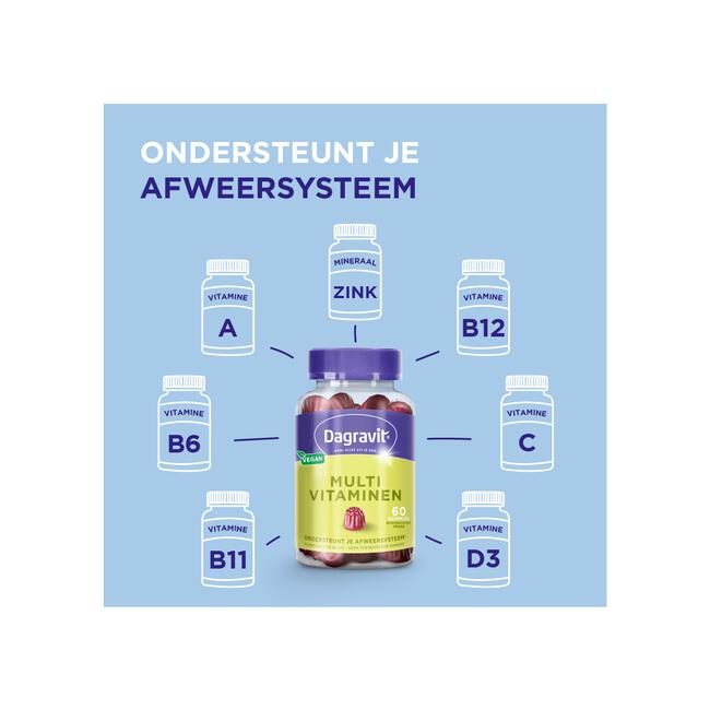 Dagravit Gummies Multivitaminen 60ST