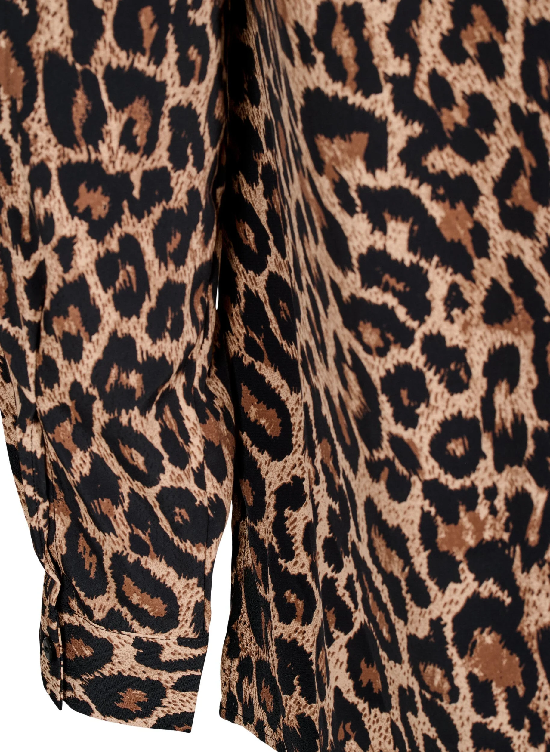 Skjorte med leopardprint
