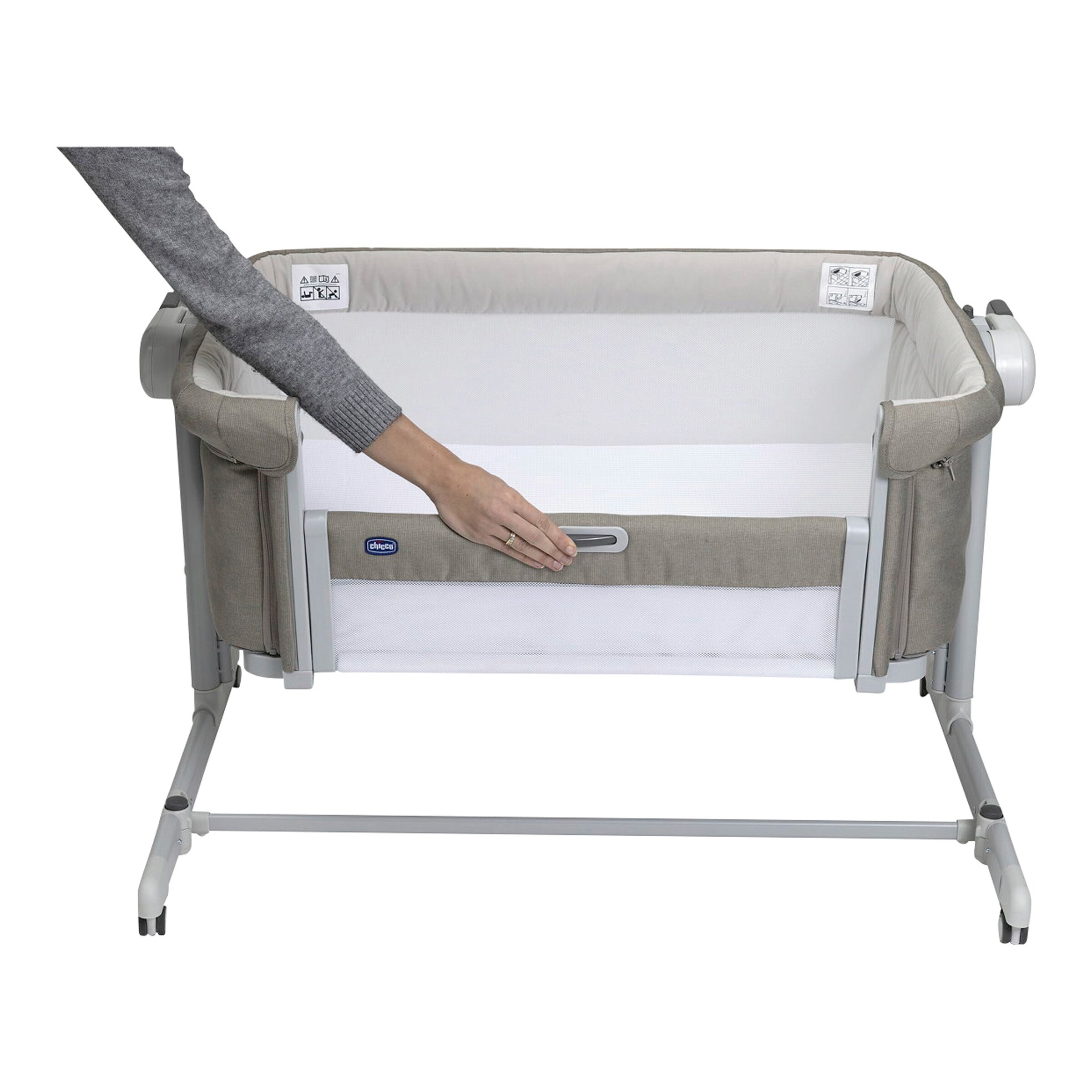Chicco Beistellbett Next2me Magic Evo Desert Taupe