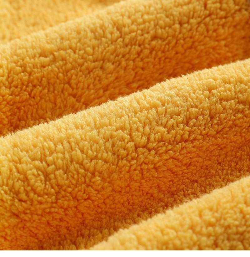 Honeyfluff - Geborduurde handdoek van koraalfleece voor het drogen van haar