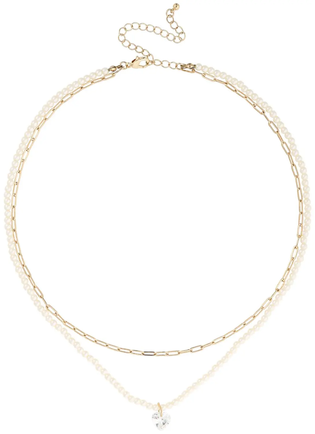 Layering Kette -  Loving Duo