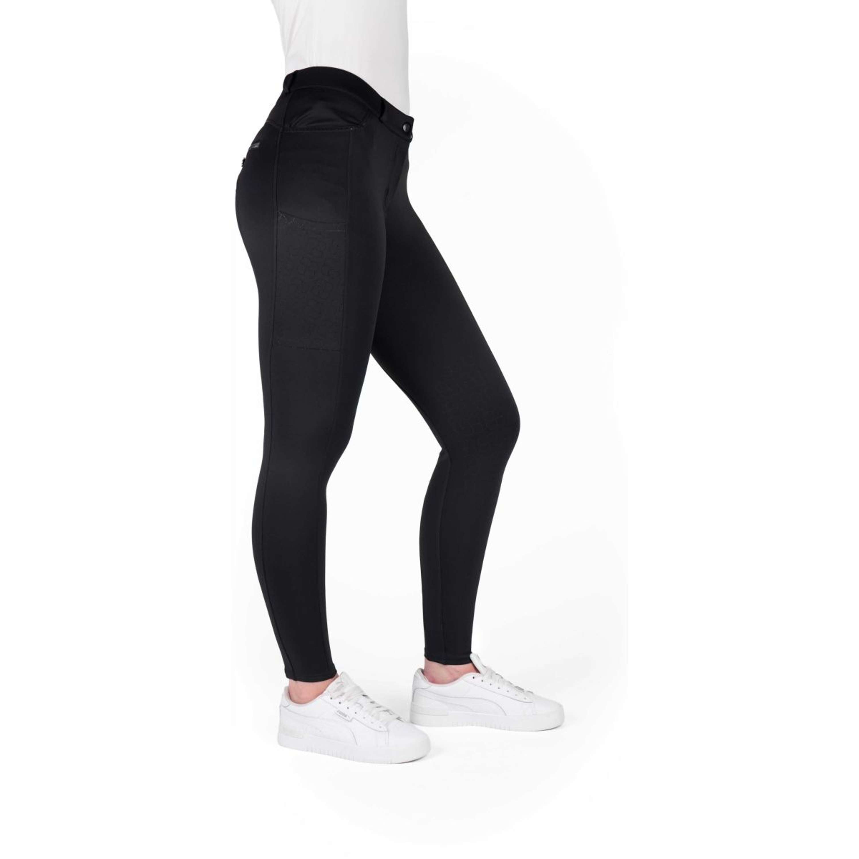 EQUITHÈME Rijbroek Capucine Full Grip Zwart