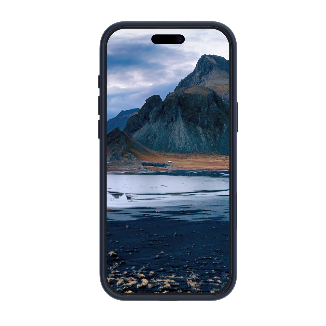 iPhone 16 Pro Max Hardcase Hülle Clear Case Iceland Ultra D3O MagSafe Recycled (IUK7DABL6301) - Blau