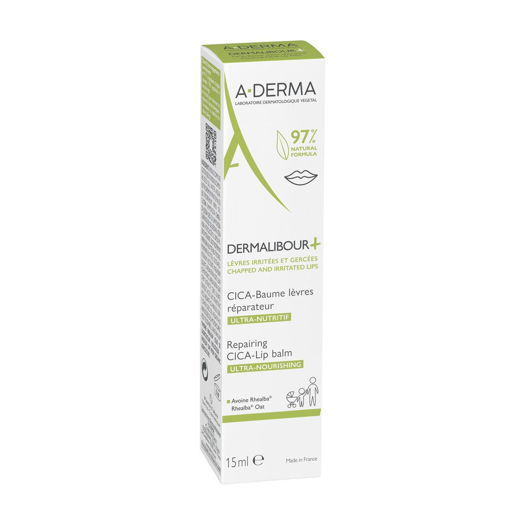 Dermalibour+ - Bálsamo Lábios Reparador CICA - 15ml