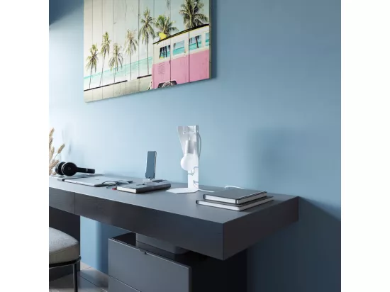 Sollux ARBY Lampe à poser design blanche E27