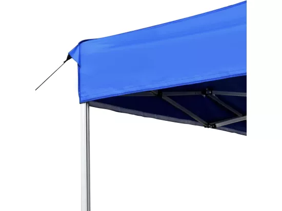 Tente de réception pliable Aluminium 4,5x3 m Bleu