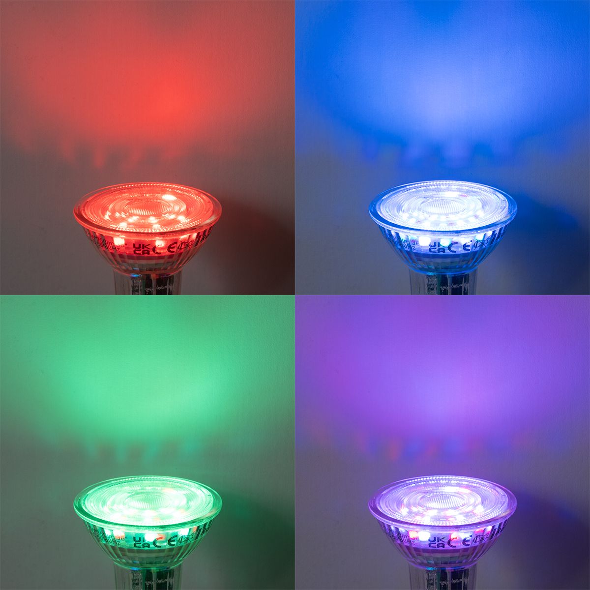 Smart GU10 50 LED lamp helder RGBW 4.5W 350 lm 2700-6000K